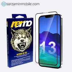 محافظ شیشه‌ای (گلس) فول مارک remo گوشی آیفون iPhone 13 / 13 Pro