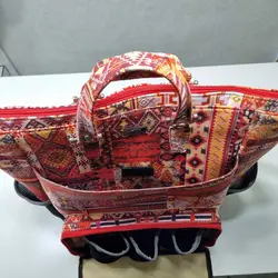 ساک نوزاد بزرگ (وسایل کودک) مخمل ساسویه (کد 4056)