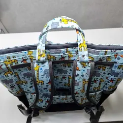 ساک نوزاد بزرگ (وسایل کودک) مخمل ساسویه (کد 4051)