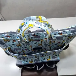 ساک نوزاد بزرگ (وسایل کودک) مخمل ساسویه (کد 4051)