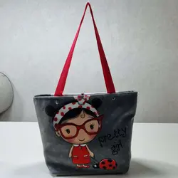 ست چهار تکه کودک کیف مخمل ساسویه سری دخترانه ماهک (کد 1200)