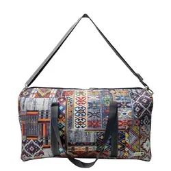 ساک مسافرتی|ورزشی مخمل ساسویه مدل بهار (کد 4111)