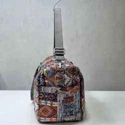 ساک مسافرتی|ورزشی مخمل ساسویه مدل بهار (کد 4111)