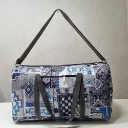 ساک مسافرتی|ورزشی مخمل ساسویه مدل بهار (کد 4106)