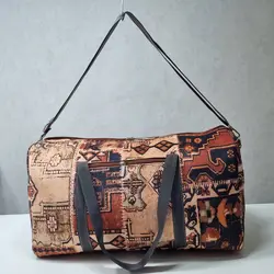 ساک مسافرتی|ورزشی مخمل ساسویه مدل بهار (کد 4105)