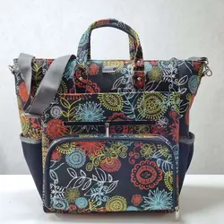 ساک وسایل کودک و نوزاد بزرگ مخمل ساسویه (کد 4058)