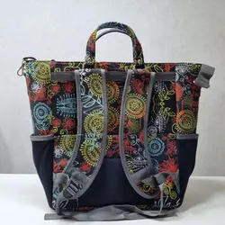 ساک وسایل کودک و نوزاد بزرگ مخمل ساسویه (کد 4058)