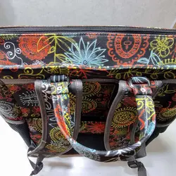 ساک وسایل کودک و نوزاد بزرگ مخمل ساسویه (کد 4058)