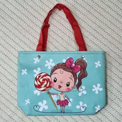 ساک دستی کودک فوم‌دار مخمل ساسویه (کد 1230)