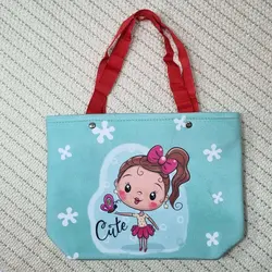 ساک دستی کودک فوم‌دار مخمل ساسویه (کد 1230)