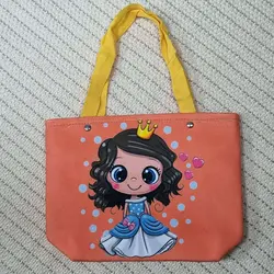 ساک دستی کودک فوم‌دار مخمل ساسویه (کد 1228)