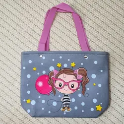 ساک دستی کودک فوم‌دار مخمل ساسویه (کد 1226)