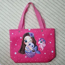 ساک دستی کودک فوم‌دار مخمل ساسویه (کد 1224)