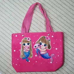 ساک دستی کودک فوم‌دار مخمل ساسویه (کد 1224)