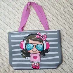 ساک دستی کودک فوم‌دار مخمل ساسویه (کد 1223)