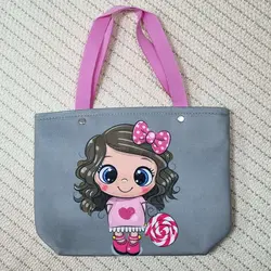 ساک دستی کودک فوم‌دار مخمل ساسویه (کد 1223)