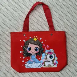 ساک دستی کودک فوم‌دار مخمل ساسویه (کد 1220)