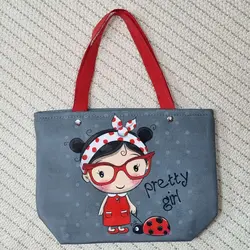 ساک دستی کودک فوم‌دار مخمل ساسویه (کد 1219)