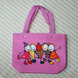 ساک دستی کودک فوم‌دار مخمل ساسویه (کد 1216)