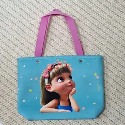 ساک دستی کودک فوم‌دار مخمل ساسویه (کد 1215)