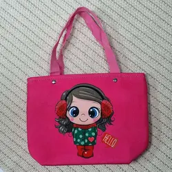 ساک دستی کودک فوم‌دار مخمل ساسویه (کد 1210)