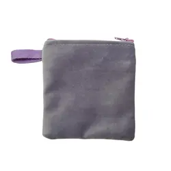 کیف هندزفری ساده مخمل ساسویه (کد H 1309)