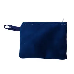 کیف هندزفری ساده مخمل ساسویه (کد H 1303)