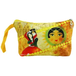 کیف لوازم آرایشی قایقی ساسویه سری عشق (کد B 1010)