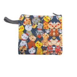 کیف هندزفری ساده ساسویه سری گربه شلوغ (کد H 1054)