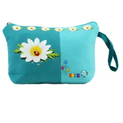 ست چهار تکه بزرگ کیف ساسویه سری گل (کد 1098)