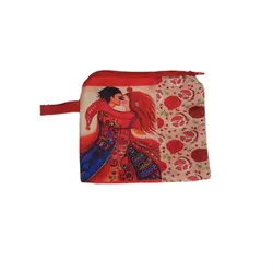 کیف هندزفری ساده ساسویه سری یلدا-انار (کد H 1105)