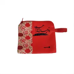 کیف هندزفری ساده ساسویه سری یلدا-انار (کد H 1105)