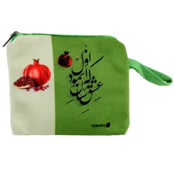 کیف هندزفری ساده ساسویه سری یلدا-انار (کد H 1104)