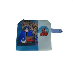 کیف هندزفری ساده ساسویه سری یلدا-انار (کد H 1103)