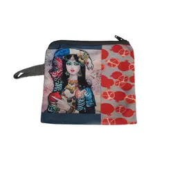 کیف هندزفری ساده ساسویه سری یلدا-انار (کد H 1100)