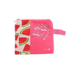 کیف هندزفری ساده ساسویه سری یلدا-هندوانه (کد H 1107)