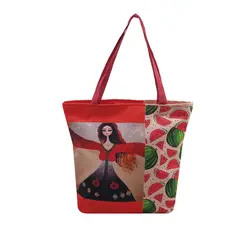 ساک دستی بزرگ ساسویه سری یلدا-هندوانه (کد L 1110)