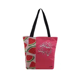 ساک دستی بزرگ ساسویه سری یلدا-هندوانه (کد L 1107)