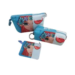 ست چهار تکه بزرگ کیف ساسویه سری یلدا-هندوانه (کد 1111)