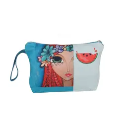 ست چهار تکه بزرگ کیف ساسویه سری یلدا-هندوانه (کد 1111)