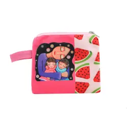 ست چهار تکه بزرگ کیف ساسویه سری یلدا-هندوانه (کد 1107)