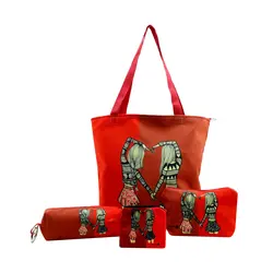 ست چهار تکه بزرگ کیف ساسویه سری چهره (کد 1014)