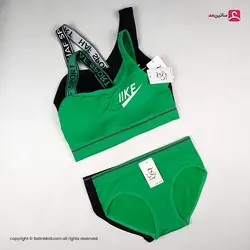 ست نیم تنه دخترانه پشت باز و ورزشی با پد متحرک - ساتین مد