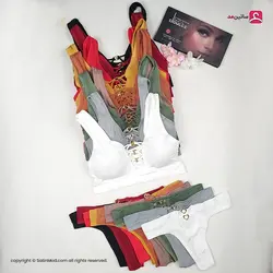 ست شورت و نیم تنه کبریتی هارنسی پد متحرک مدل قلبی - ساتین مد