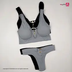 ست شورت و نیم تنه کبریتی هارنسی پد متحرک مدل قلبی - ساتین مد