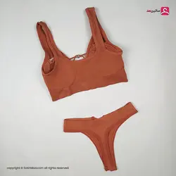 ست شورت و نیم تنه کبریتی هارنسی پد متحرک مدل قلبی - ساتین مد