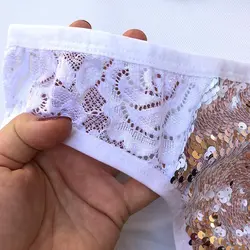 ست شورت و سوتین دانتل زنانه مدل سفید برفی - ساتین مد