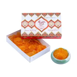 پولکی زعفرانی گز کرمانی 450گرم