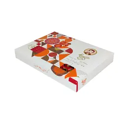 گز لقمه پسته 38 درصد زعفرانی کرمانی 450گرم