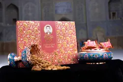 گز لقمه بادام 28 درصد کرمانی 450گرم